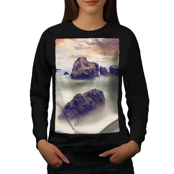 Rock Sky Cloud Sweatshirt för kvinnor L