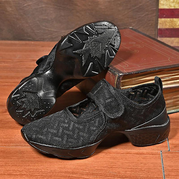 Damskor Andas Slip-On Dansskor Halkfria löparskor 2G2125 Black 41