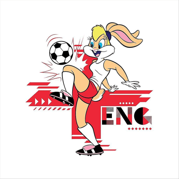 Looney Tunes Fotboll Lola Bunny For England Barntröja