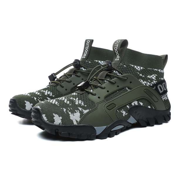 Vandringsskor för män Trailrunning Skor Halksäkra Fitness Promenad Jogging Sneakers 3Cw25 Camo 48