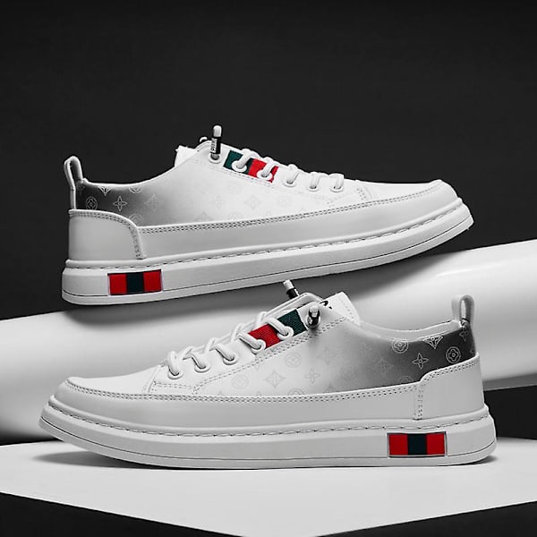 Casual för män Mode Platta skor Frd73 Gray 42