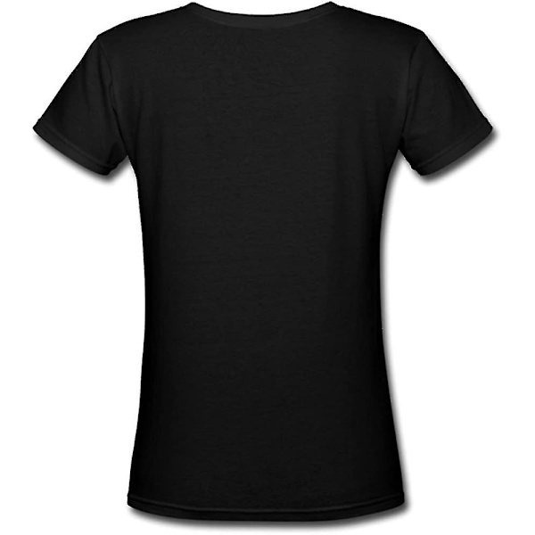 Yx The Phantom Of the Opera Fan Logotyp V-hals T-shirt för kvinnor Svart