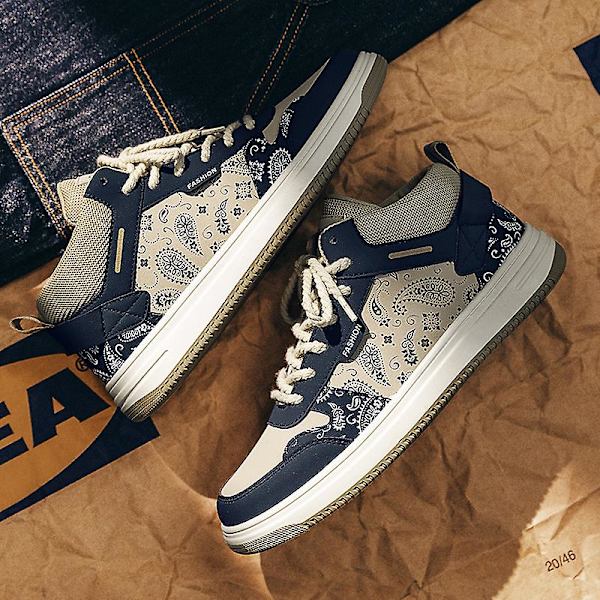 Herrsneakers Andas Dam Skateboarding Skor Löparskor A811 DarkBlue 41