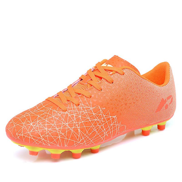 Fotbollsskor för män Aldult Fotbollsskor Grästräning Sport Skor Sneakers 3B27017 Orange 39