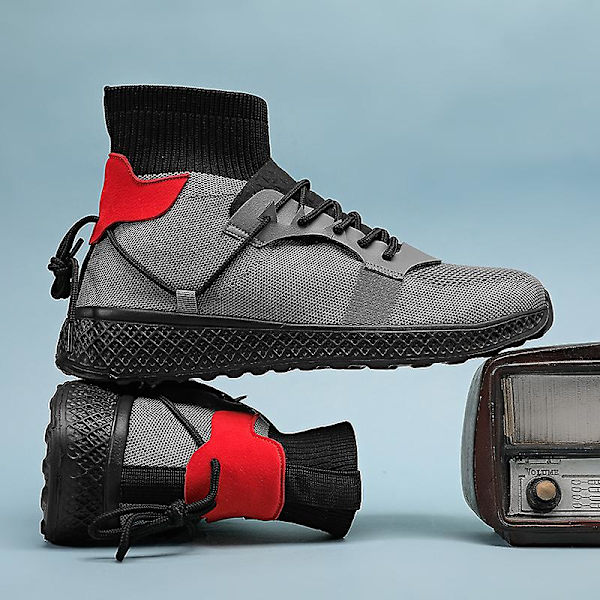 Basketskor för män Andas Sneakers Löparskor 3Ay861 Gray 41