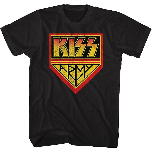 Svart KISS Army T-shirt L