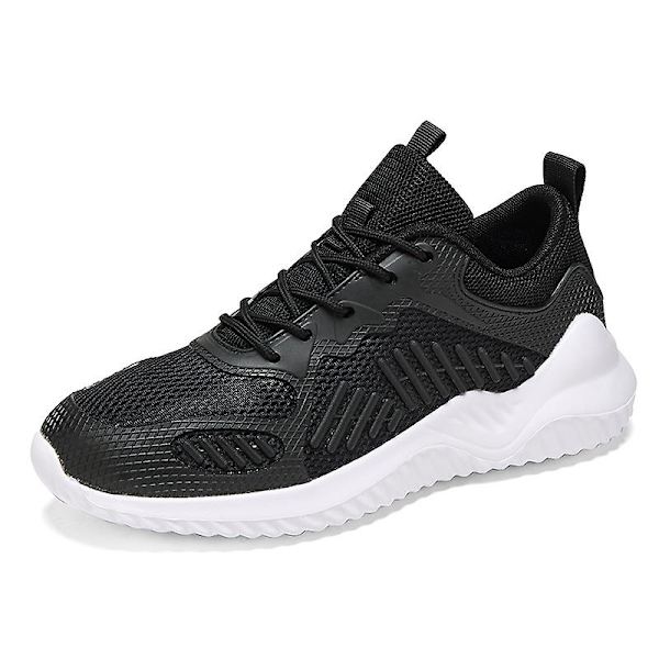 Herrsneakers Löptennisskor Lättviktsventilerande Sport Athletic 3C6851 BlackWhite 37