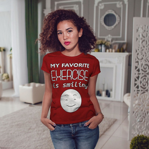 Leende positiva kvinnor T-shirt S