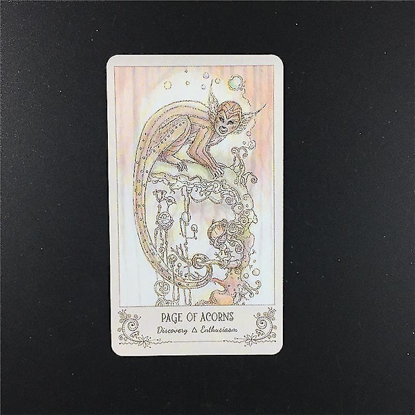 Spiritsong Tarotkort Däckspel Oracle Party Spelkort Engelsk Tarot Bordsspel Spådom Öde Underhållning78st Tt30