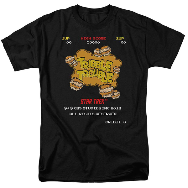 Tribble Trouble Star Trek T-shirt för videospel XXXL