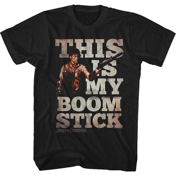 Bekymrad detta är min bom Stick Army of Darkness T-shirt M