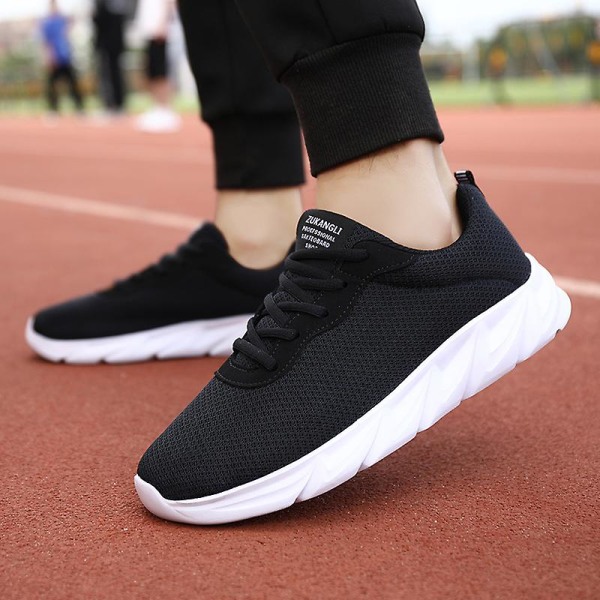 Löpning för herr Andas promenader Atletiska Skor Mode Sneakers 3Ba929 BlackWhite 41