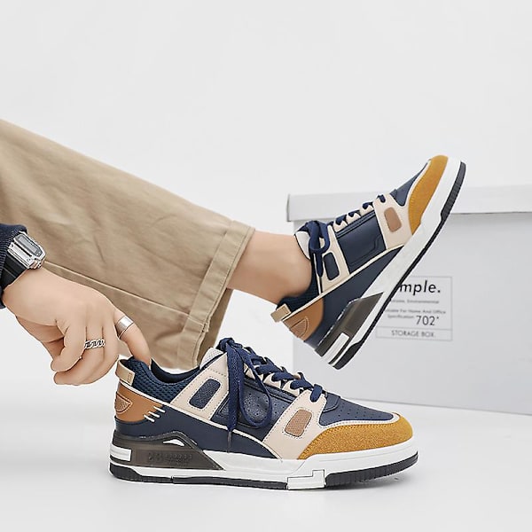 Herrsneakers Andas skateboardskor för dam Löparskor Ln8803 Yellow 41
