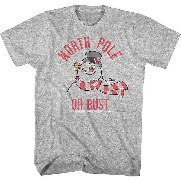 Nordpolen eller bysten Frostig Snögubben T-shirt L