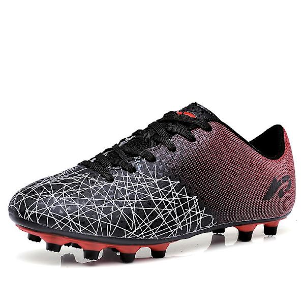 Fotbollsskor för män Aldult Fotbollsskor Grästräning Sport Skor Sneakers 3B27017 Black 41