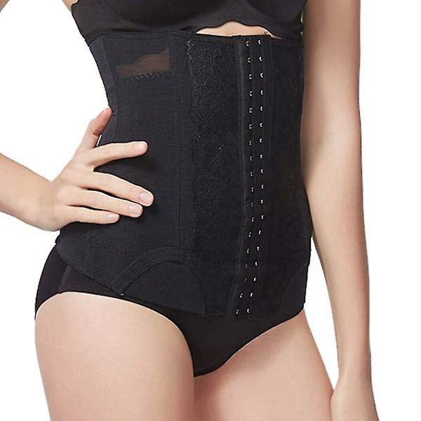 Korsett Waist trainer Body Shaper Shapewear Bustiers Slimming Belt Mage Dambindare och Shapers Fajas Colombianas Bustiers,svart XL