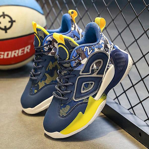 Pojkar Flickor Sneakers Andas löparskor Mode Sportskor L830 Blue 34