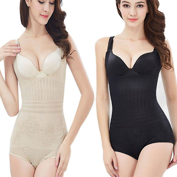 Bantningsbälte Magformare Korrigerande underkläder Waist trainer Kroppsformare Shapewear Butt Lifter Reductive Strip Kvinna,svart