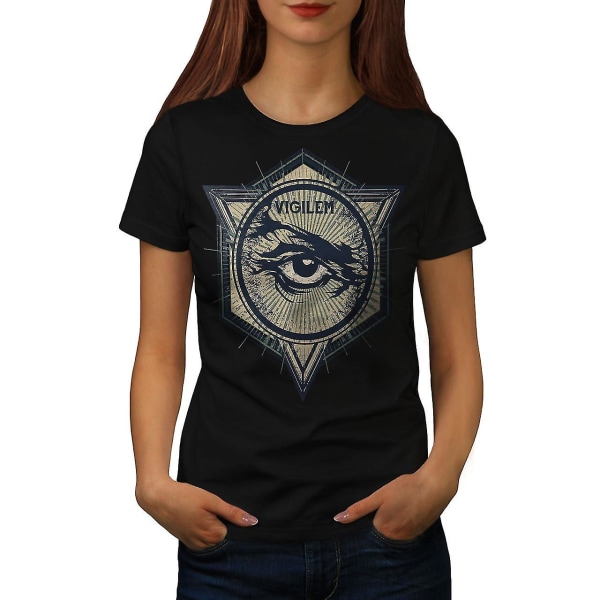 Vintage Triangel Women Blackt-shirt XXL
