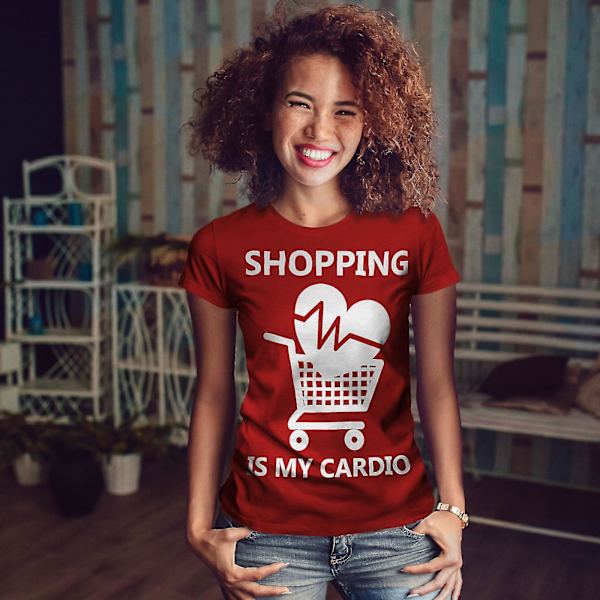 Shopping Sport Gym Dam T-shirt S