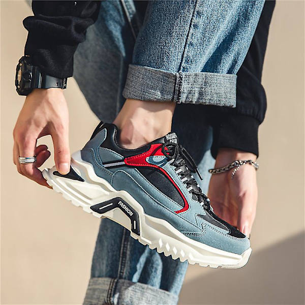 Herrsneakers Andas löparskor Mode Damsportskor 01 Blue 41