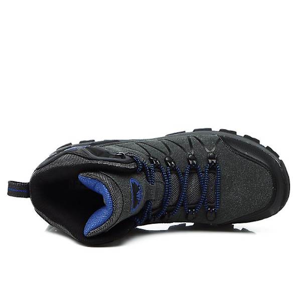 Herr vandringsskor Outdoor Sneakers Andas löparskor Mode Sportskor Yj8017 Gray 44