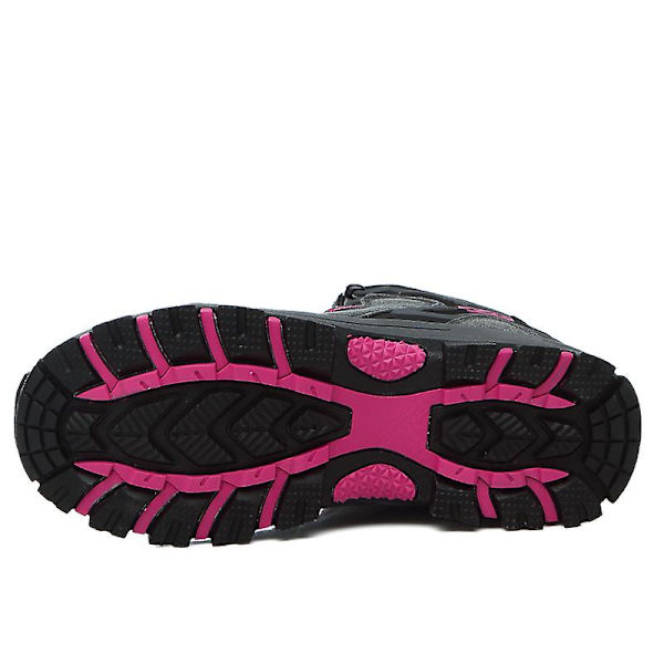 Herr vandringsskor Outdoor Sneakers Andas löparskor Mode Sportskor Yj8017 GrayRed 39