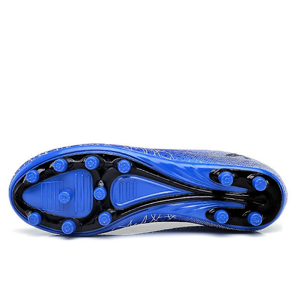 Fotbollsskor för män Aldult Fotbollsskor Grästräning Sport Skor Sneakers 3B27017 Blue 41
