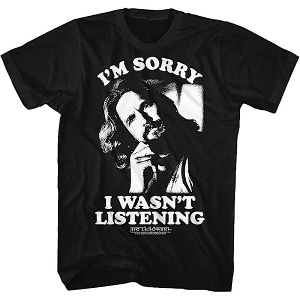Lyssnade inte Big Lebowski T-shirt kläder L