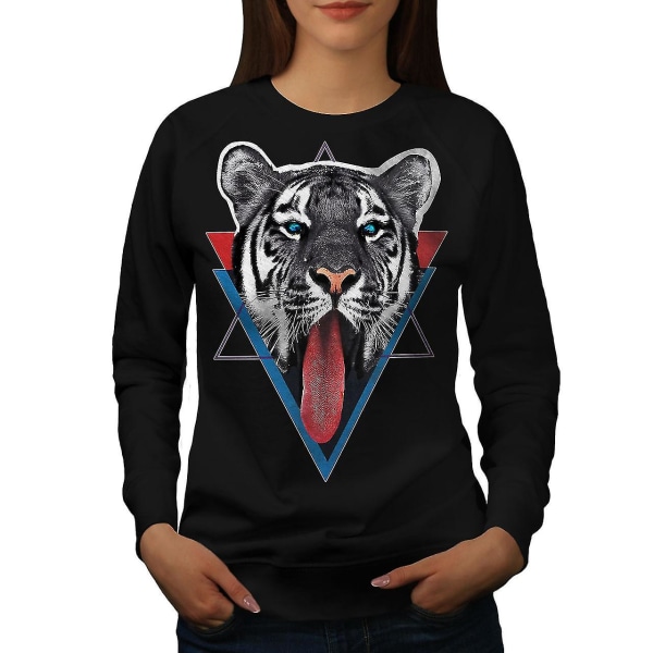 Tiger Tongue Women Blacksweatshirt M