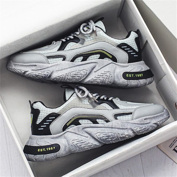 Herrsneakers Andas löparskor Mode Sportskor 3Abk2053 Gray 41