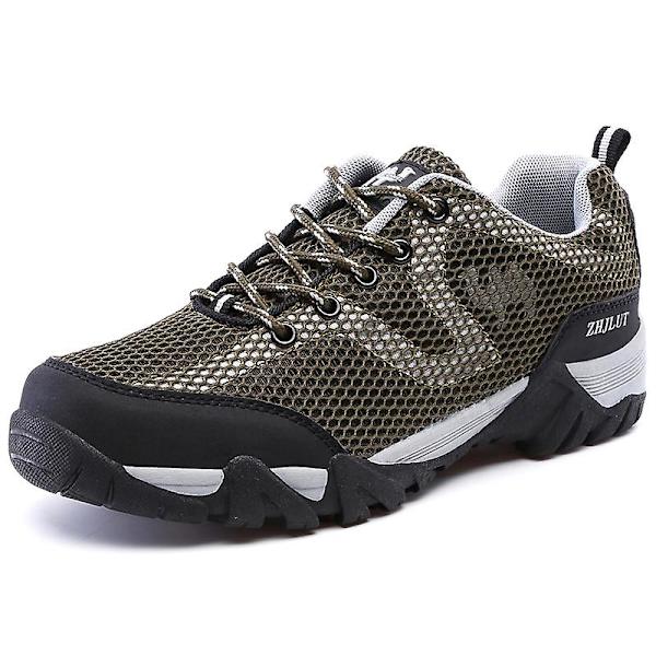 Herr Dam Sneakers Andas löparskor Mode Sportskor 3C602 Gray 41