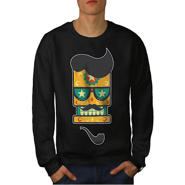 Pipe Urban Swag Herr Blacksweatshirt | Wellcoda M