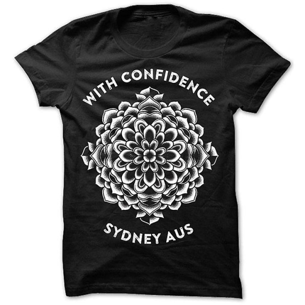 With Confidence Waratah T-shirt S