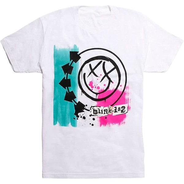 Blink-182 Självbetitlad Slim-fit T-shirt (stor) Vit L