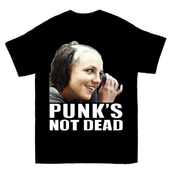 Britney Spears Punks Not Dead T-shirtkläder L