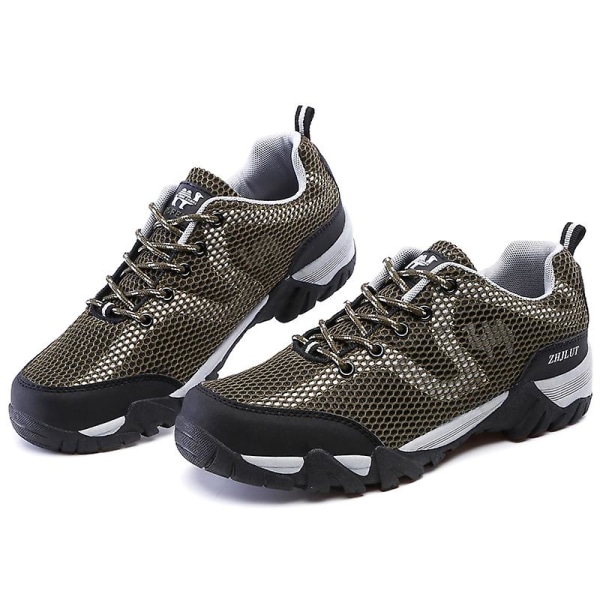 Herr Dam Sneakers Andas löparskor Mode Sportskor 3C602 Gray 41