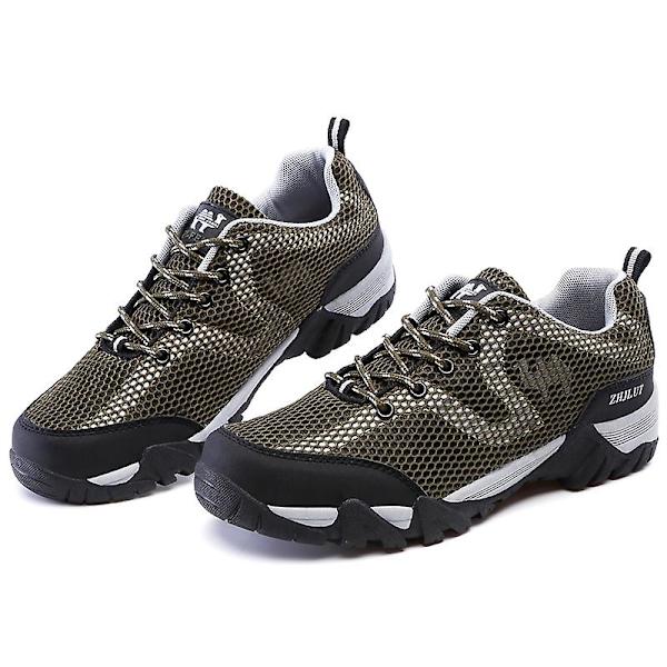 Herr Dam Sneakers Andas löparskor Mode Sportskor 3C602 Gray 44