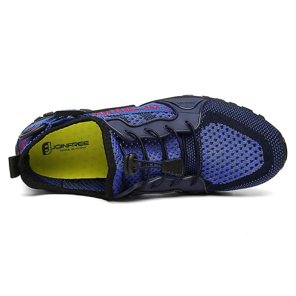 Herr andningsbara vattenskor Klättervandringsskor Outdoor Beach Simning Shoes 8220 DarkBlue 44