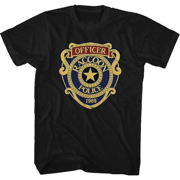 Raccoon City Police Badge Resident Evil T-shirt M