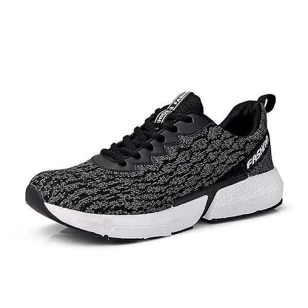 Herrsneakers Andas löparskor Mode Damsportskor 04 Black 40
