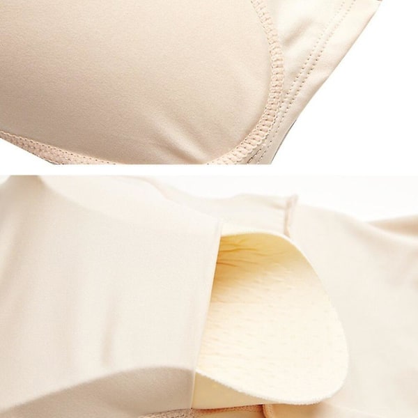 Falska rumpor Kvinnor Butt Lifter Control Trosor Body Shaper Pad Foam Vadderad Hip Enhancer Kalsonger Kvinnliga Shapewear Byxor,beige 4XL