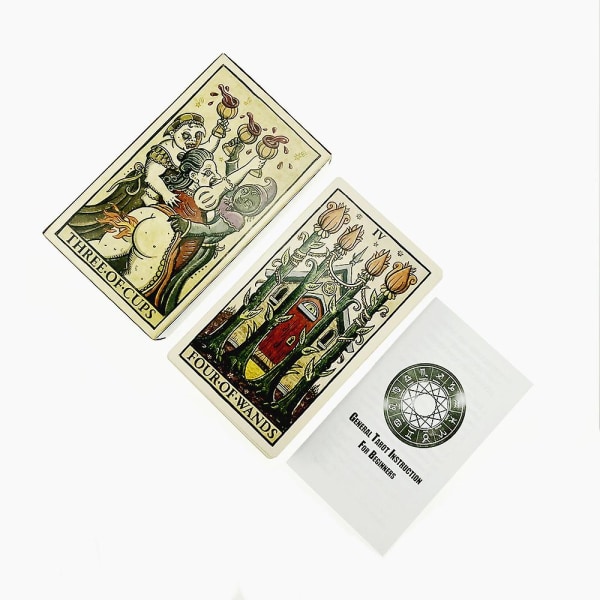 Trionfi Della Luna Illustrerat Tarot-spådomskort