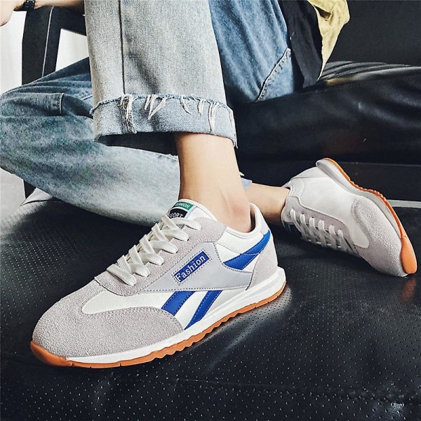 Casual för män Mode tyska träningsskor 1Gn582 Blue 39
