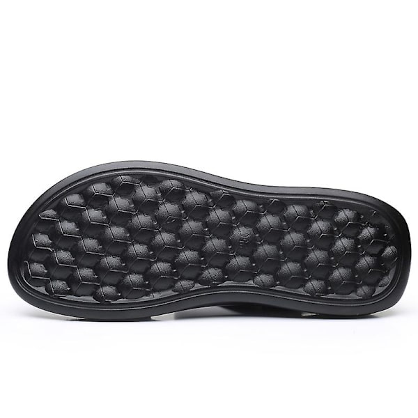 Herrsandaler Mjuka strandskor Surfingsporttofflor Fritidsskor för casual 1808 Brown 41