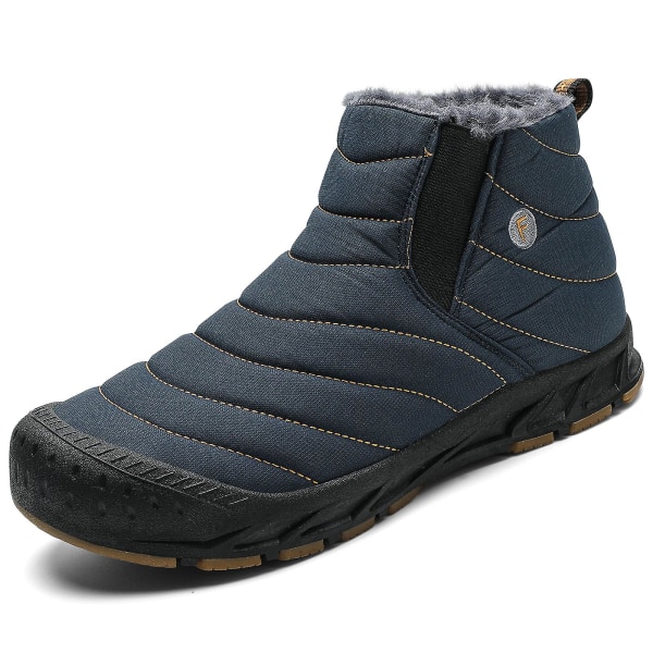 Vintersnöskor för herr Vattentåliga skor Anti-halk Casual Lätt vandringskänga 22011 Blue 46