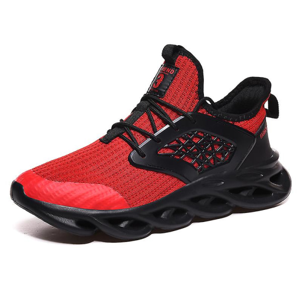 Herrsneakers löptennisskor Lättviktsventilerande Sport Athletic 3C553 Red 43