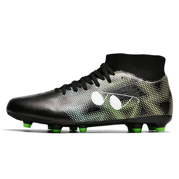 Fotbollsskor för män Spikes Fotbollsskor för ungdomar Stövlar Athletic Sneaker 3Dk05 BlackGreen 36