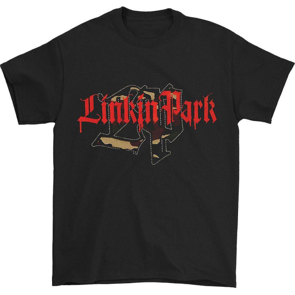 Linkin Park Laser Cut Army Logo T-shirt kläder