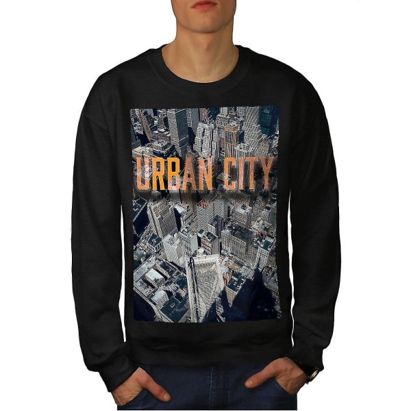 Urban City Photo Mode Män Blacksweatshirt L